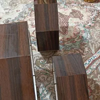 شلف 3عددی چوبی سفارشی|کتابخانه، شلف، قفسه‌های دیواری|اسلام‌شهر, شهرک مهدیه|دیوار