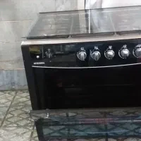 اجاق گاز ۵شعله طرح فر رویه استیل میله رو چدن|اجاق گاز و لوازم برقی پخت‌وپز|تهران, علم و صنعت|دیوار