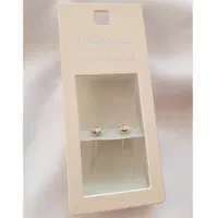 گوشواره نقره نگینی گندمی، درخشش طبیعی و اصیل|بدلیجات|اندیشه, اندیشه فاز ۳|دیوار