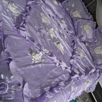رو تختی ساتن طرح دار مناسب برای نو عروس ها|سرویس روتختی|شیروان (خراسان), |دیوار