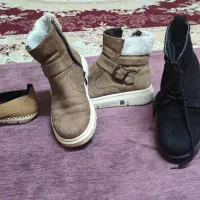 دو تا پوتین ویه کفش اسپرت همشون ساییزش ۳۷.|کیف، کفش، کمربند|بندر انزلی, نوغان|دیوار