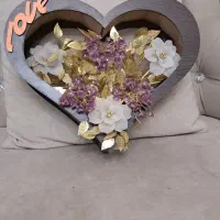 شلف قلبی ۳تایی|ساعت دیواری و تزئینی|نسیم‌شهر, |دیوار