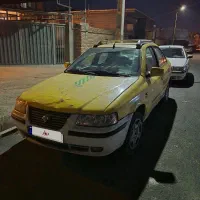 سمند تاکسی با نوار زرد|خودرو سواری و وانت|ماکو, |دیوار