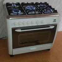 اجاق گاز فردارگاز فر صفحه چدن استیل تکنو