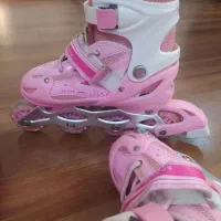 اسکیت دخترانه صورتی ژله ای