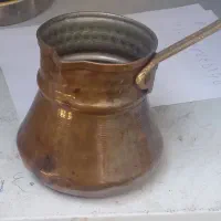 قهوه جوش مسی دسته برنجی