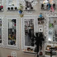 آینه شلف قدی دیواری بزرگ به همراه طاقچه اشانتیون|آینه|مشهد, مقدم|دیوار