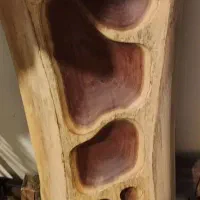 ظرف اردو خوری چوب بلوط کار دست