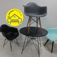 صندلی پلاستیکی نشکن دسته دار کافه مدل ایزی/باغدان