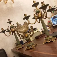 شمعدان سنگی کریستال قیمت کارخانه|لوستر و چراغ آویز|تهران, ایران|دیوار