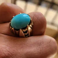 انگشتر فیروزه درشت رکاب فدیوم|جواهرات|تهران, جمالزاده|دیوار