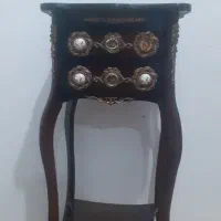 میز تلفن چوبی