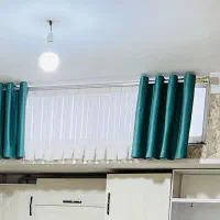 دو عدد پرده اشپز خونه و اتاق خواب