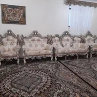 فروش دودست مبل هفت نفره|مبلمان خانگی و میز عسلی|میانه, |دیوار