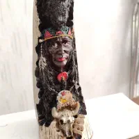 مجسمه سرخپوست|مجسمه، تندیس، ماکت|اصفهان, شاه پسند|دیوار