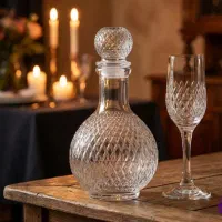 لیوان گیلاس پارچ شکلات خوری نمکدون جام