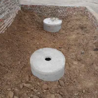 کندن چاه ونعم .جای لوله به خیابان برش کاری