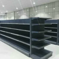 قفسه و استند فلزی چوبی