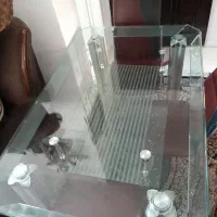 میز نهارخوری خارجی استیل با 3 صندلی در حدنو محکم