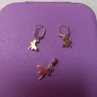 نیم ست زنانه ودخترونه  آویز ساعت