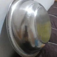 باسلام یک چوب لواسی ویک لگن قدیمی فروشی|کلکسیون اشیاء عتیقه|بروجرد, |دیوار