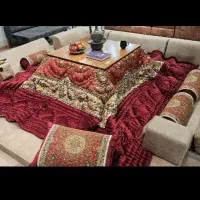 لحافکرسی شاندیز سنتی ماشیندوز قواره بزرگ|رختخواب، بالش، پتو|تهران, مولوی|دیوار