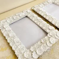 کاملا نو قاب عکس چینی سفید وارداتی