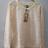 شومیز خارجی طلایی کرم