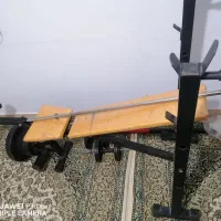 میز پرس کامل با وزنه ومیل