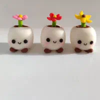 عروسک های مینیمال خمیری