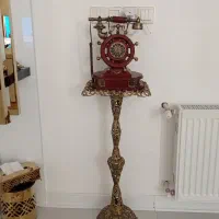 میز تلفن برنز