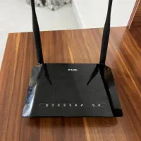 مودم دیلینک دو آنتن مشکی|مودم و تجهیزات شبکه|قم, تولید دارو و یخچال|دیوار