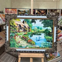 تابلو فرش قبیله|تابلو فرش|کرمانشاه, |دیوار