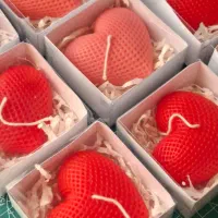 شمع قلبی قلب ولنتاین عمده و تک