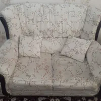 یک دست مبل ۹نفره راحتی همراه با میز به صورت توافقی|مبلمان خانگی و میز عسلی|تهران, شهرک رضویه|دیوار