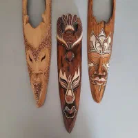 ماسک چوبی سرخپوست
