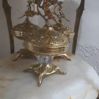 میز برنز و قندان|صنایع دستی و سایر لوازم تزئینی|مراغه, |دیوار