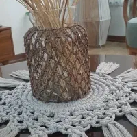 رومیزی مکرومه