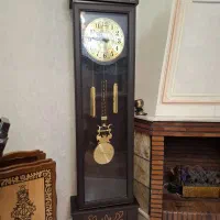 ساعت ایستاده خوشگل وآباژور