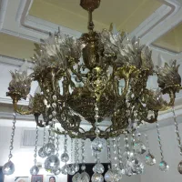 لوستر برنج|لوستر و چراغ آویز|اسلام‌شهر, شهرک قائمیه|دیوار