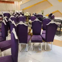 صندلی تالاری دست دوم 250 عدد و میز MDF 8 نفره|میز و صندلی غذاخوری|ابهر, |دیوار