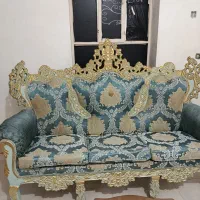 مبلمان فیروزه ای بسیار زیبا