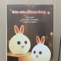 چراغ خواب سیلیکونی خرگوش (تغییر رنگ)