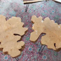 میز عسلی چوبی روستیک|مبلمان خانگی و میز عسلی|رامسر, |دیوار