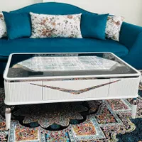 ست کامل جلو مبلی عسلی میز تلویزیون و آینه کنسول|مبلمان خانگی و میز عسلی|همدان, |دیوار