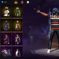 اکانت فری فایر لول 57 حضوری برازجان