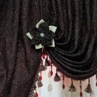 پرده شاین دار  تزیینی
