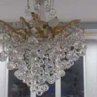 لوستر ۱۰ شاخه و ۸ شاخه سالم  نو نو|لوستر و چراغ آویز|تهران, آهنگ|دیوار
