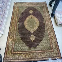 فرش دستباف طرح ریز ماهی طلاشور جفت 6متری|فرش|مشهد, ملک‌آباد|دیوار