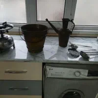 سطل برنجی.. کفگیر و ملاقه.. پیک‌نیک|حراج|پاکدشت, پاکدشت (مامازند)|دیوار